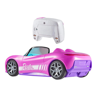 Hot Wheels Remote Control Barbie Convertible with 2 Dolls