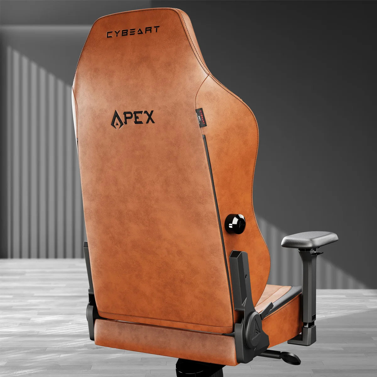 Cybeart Vintage Gaming Chair, Brown
