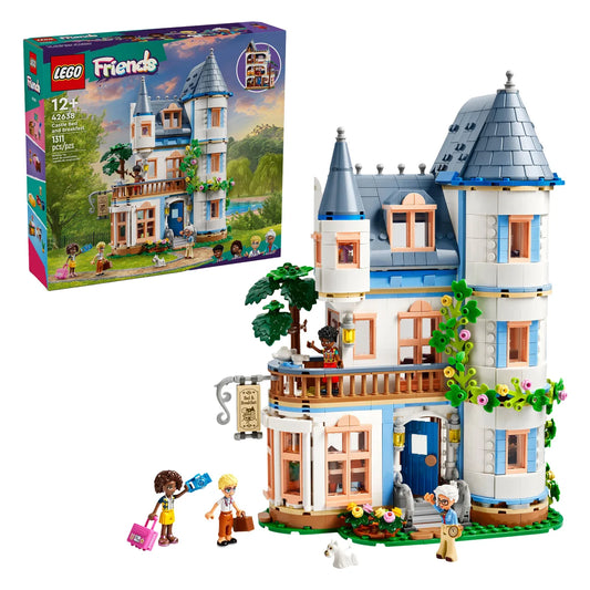 LEGO Friends Castle Bed and Breakfast Hotel Playset with Mini Dolls