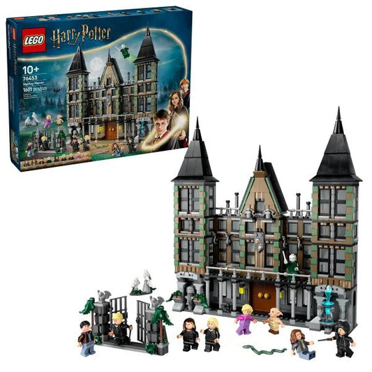 LEGO Harry Potter Malfoy Manor Toy Building Set With 9 Minifigures