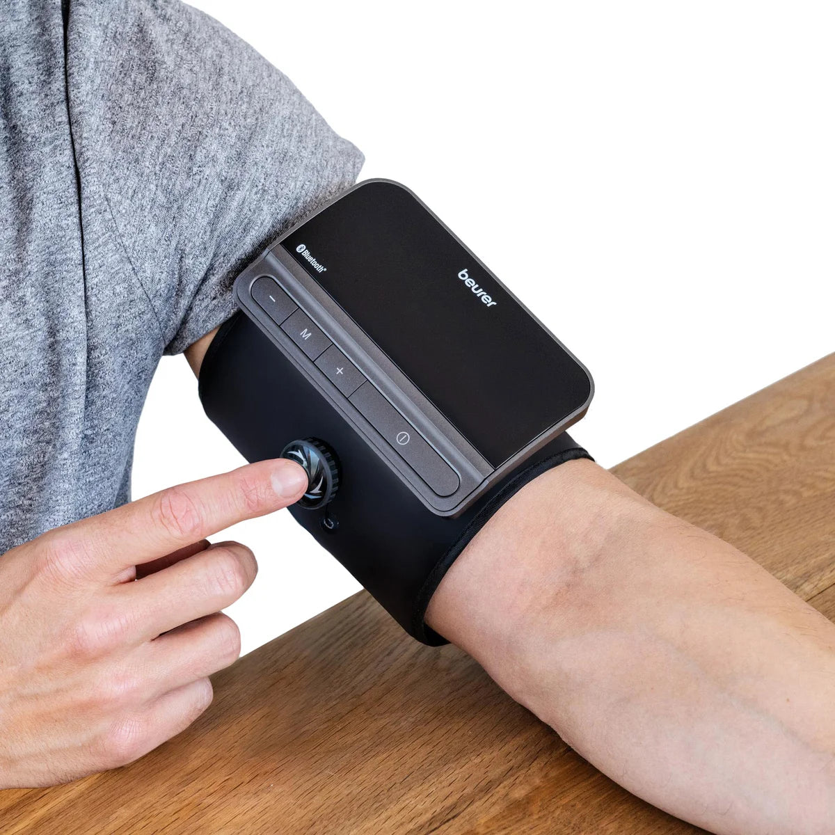 Beurer Upper Arm Blood Pressure Monitor with EasyLock Cuff and Bluetooth