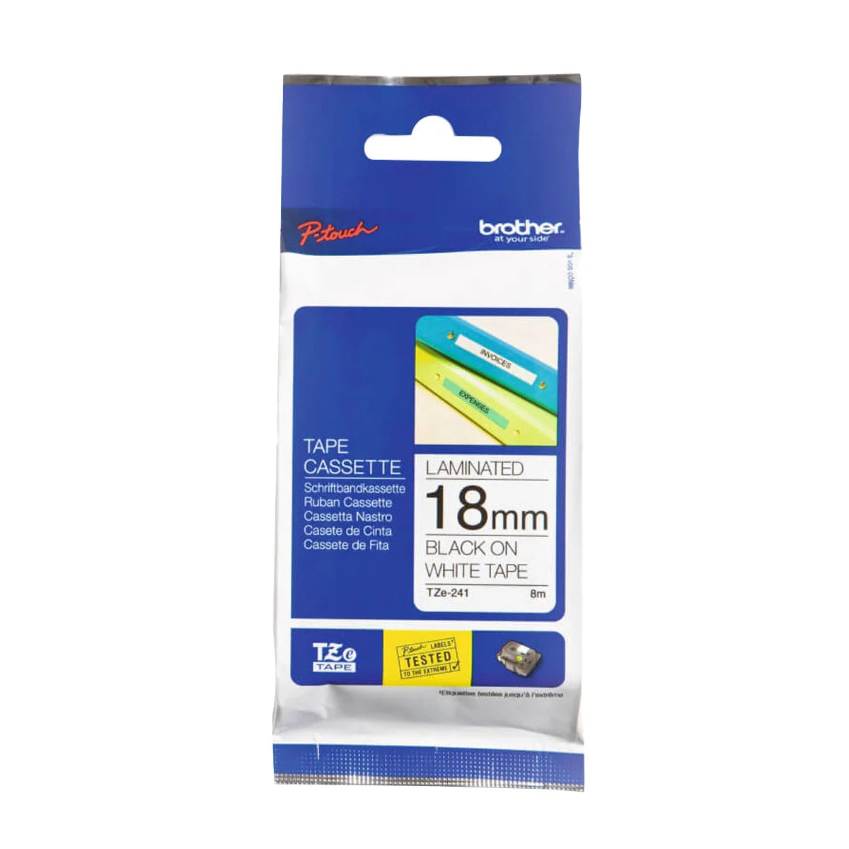 Brother P-touch PT-D460BT Business Expert Connected Label Maker with Bonus TZE241 Laminated Tape