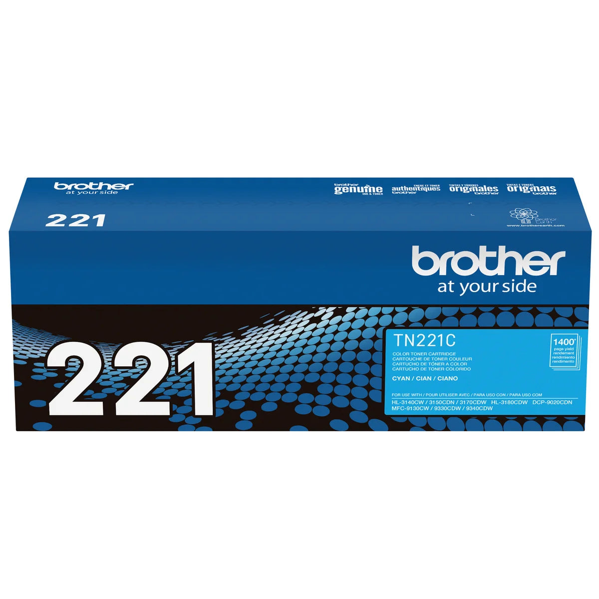 Cartouche de toner cyan Brother TN-221C