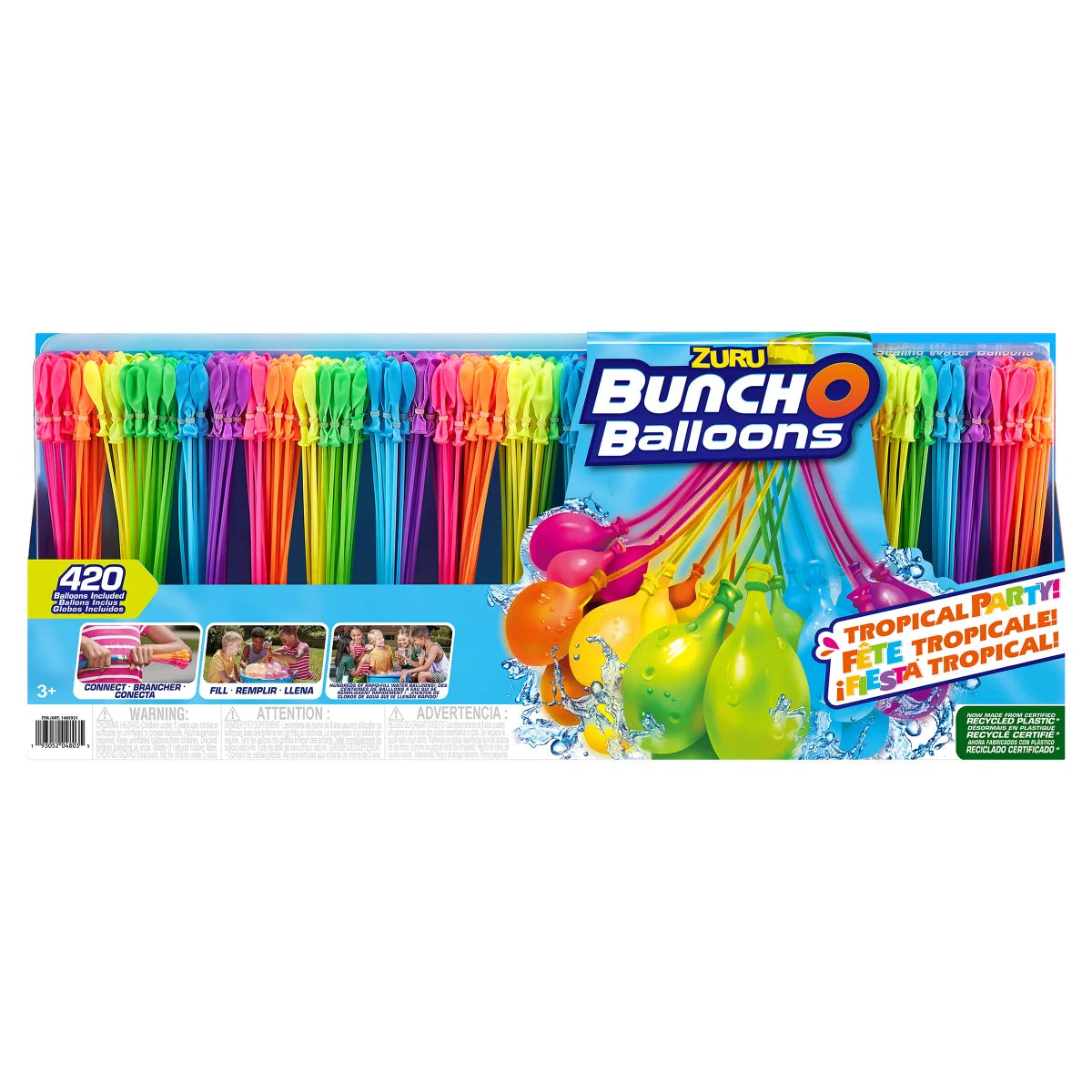 Bunch O Balloons 420 Rapid-Filling Self-Sealing Water Balloons - 12 Bunches