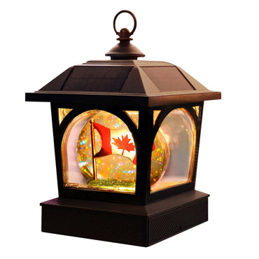 Classy Caps Canadian Patriot Solar Lantern