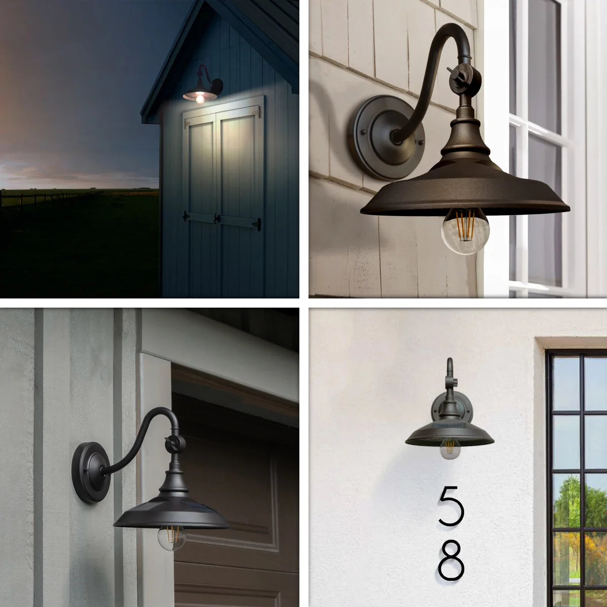 Lampe de grange à énergie solaire Classy Caps