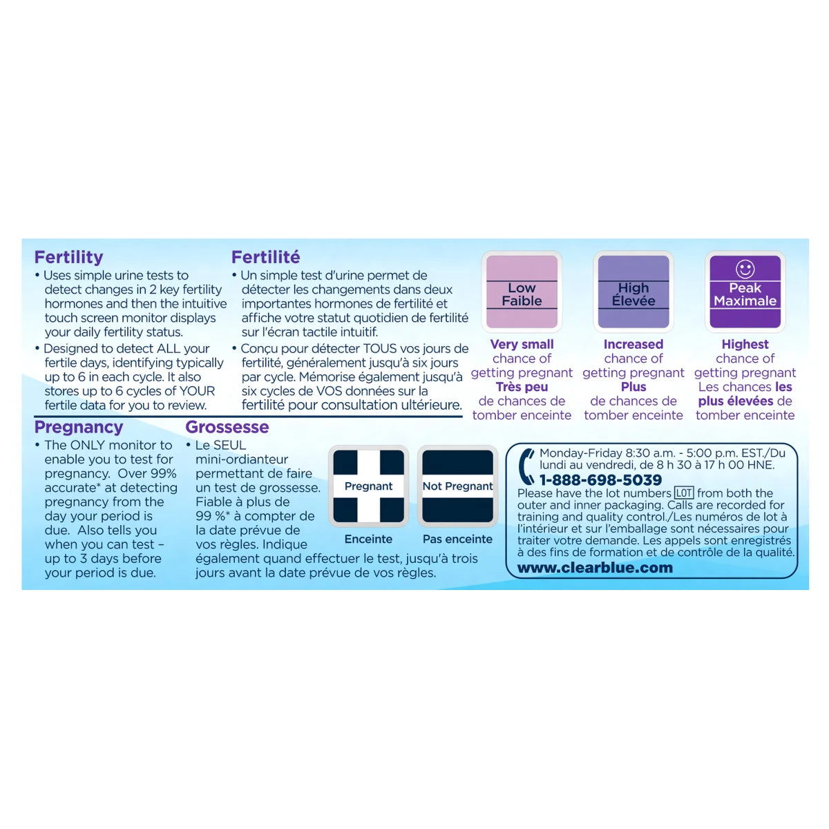Moniteur de fertilité avancé Clearblue