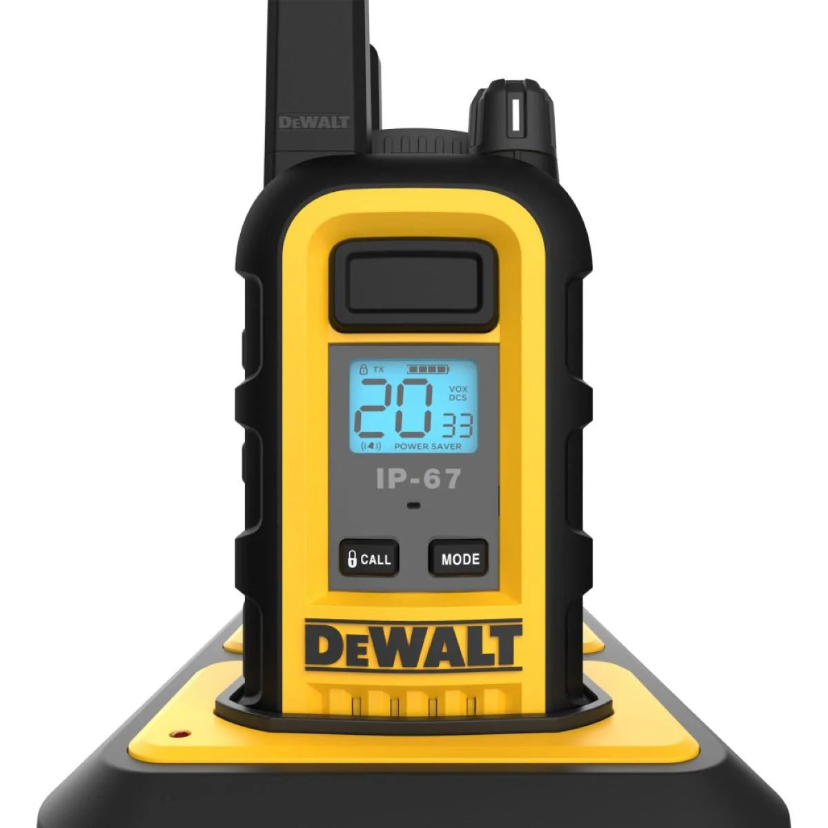 Radios bidirectionnelles DeWALT DXFRS300 avec chargeur robuste à 6 ports, paquet de 6Radios bidirectionnelles DeWALT DXFRS300 avec chargeur robuste à 6 ports, paquet de 6