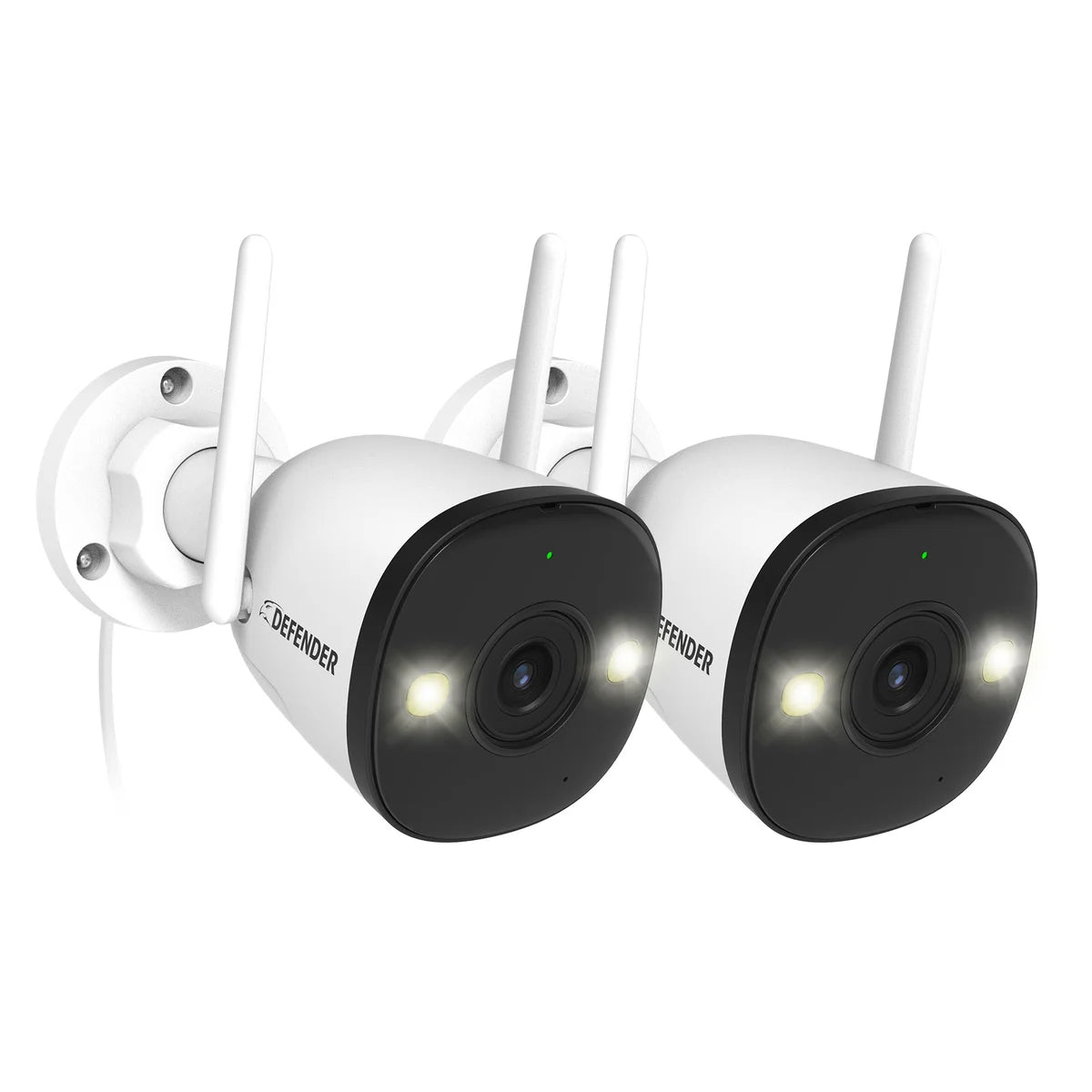 Caméras de sécurité à alimentation enfichable Wi-Fi Defender AI POWERED 4K Guard Pro