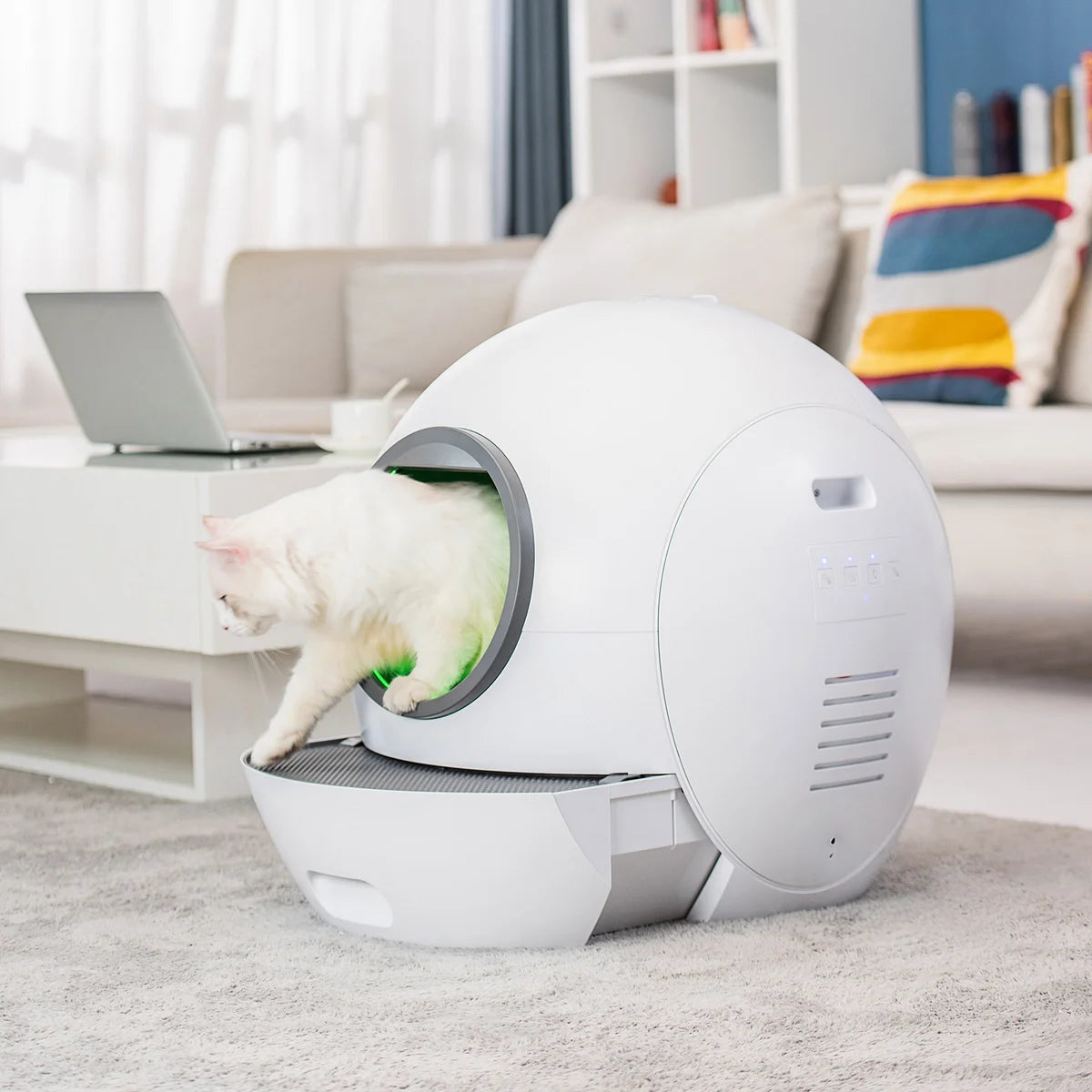 Bac à litière autonettoyant intelligent pour chat ELS Pet