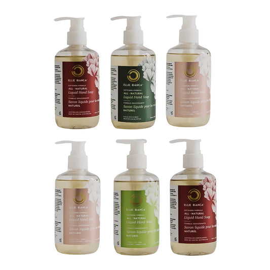 Ellie Bianca All-Natural Liquid Hand Soaps, 260 mL 6-pack