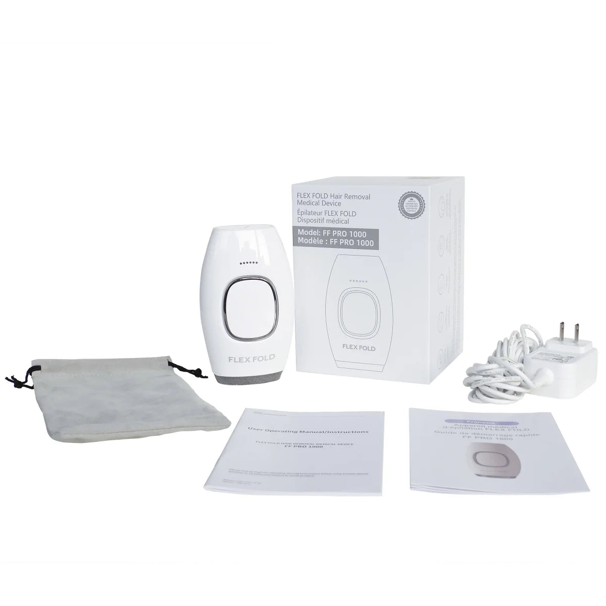 Appareil d'épilation IPL Flex Fold Pro 1000
