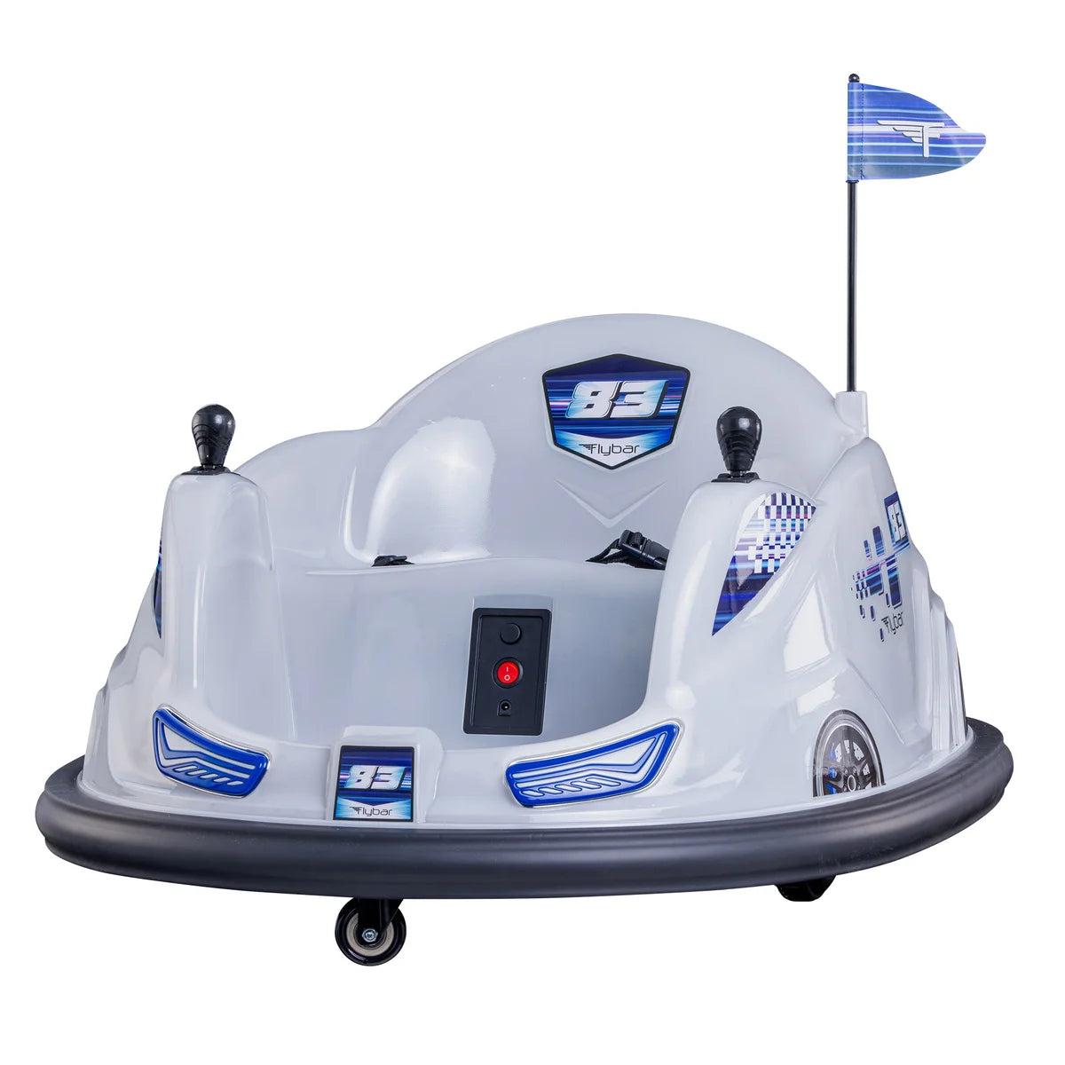 Voiture à chevaucher avec pare-chocs Flybar 12V GLOW