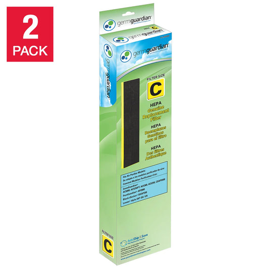 GermGuardian FLT5000 HEPA Genuine Replacement Filter C, Pack of 2