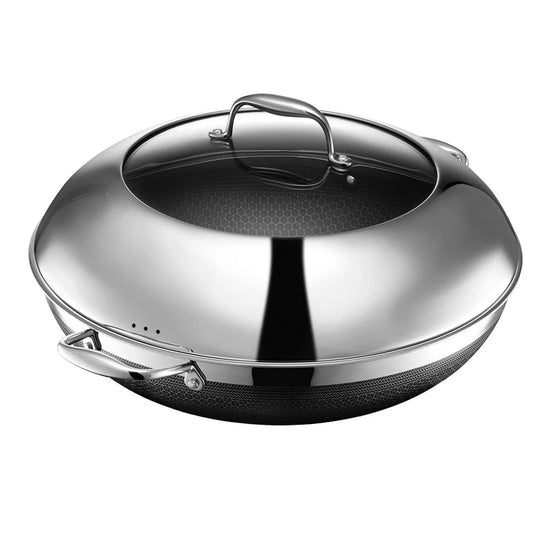 Hexclad 14-inch Wok with Lid
