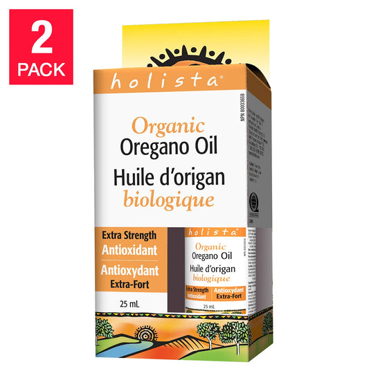 Holista Organic Oregano Oil 80% Carvacrol – 2 x 25 ml