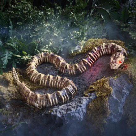 LED Decayed Skeleton Rattlesnake