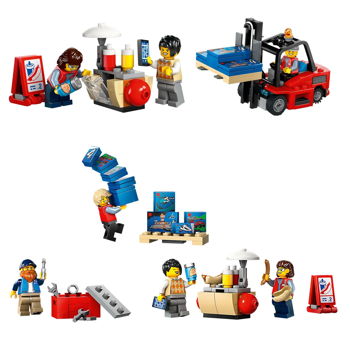 LEGO City Yellow Delivery Truck Build Set 60440