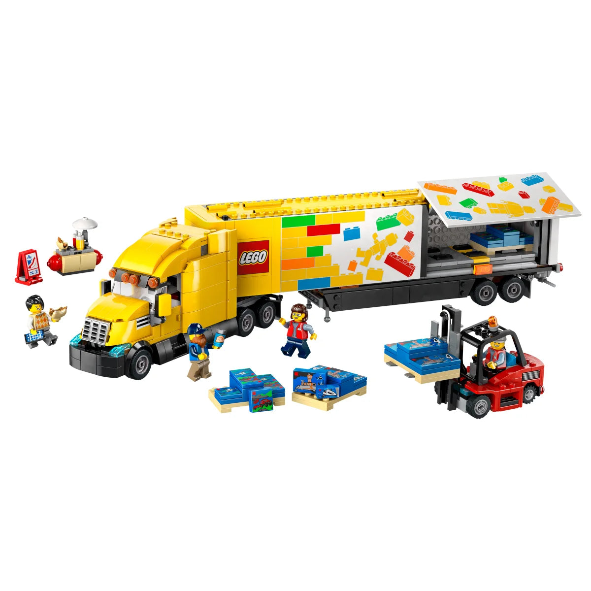 LEGO City Yellow Delivery Truck Build Set 60440
