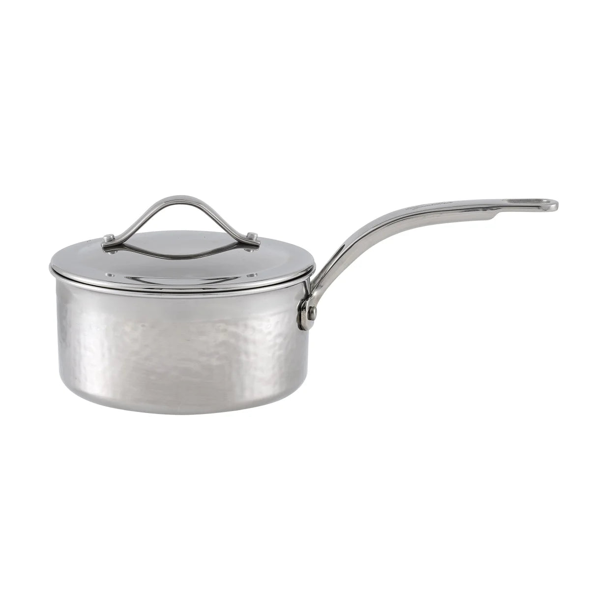 Lagostina 5-Ply Hammered Stainless Steel Cookware, 8-piece