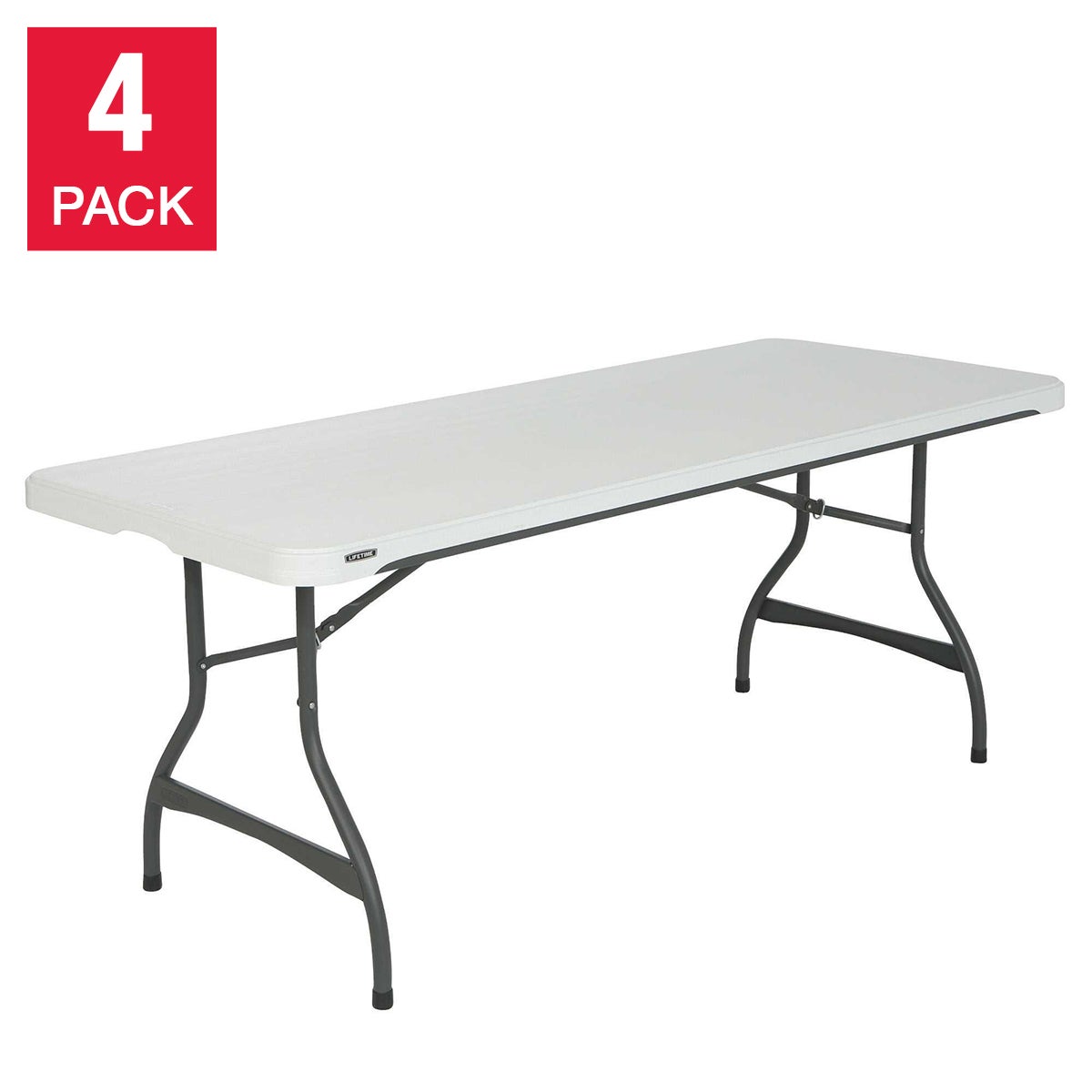Tables gigognes de qualité commerciale de 6 pi de Lifetime (ensemble de 4)