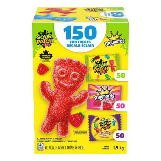Maynards Sour Patch Kids Assorted Candy Fun Treats 1.9 kg