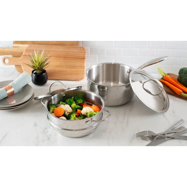 Meyer SuperSteel 3-ply Clad Cookware Collection, 11-piece
