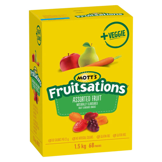 Mott’s Fruitsations Fruit Flavoured Snacks 68 × 23 g