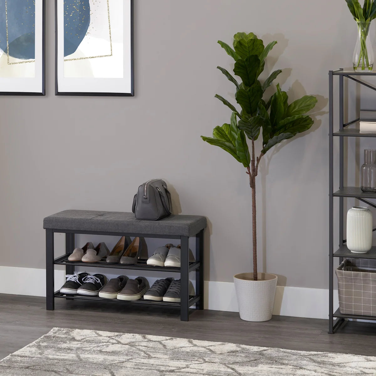 Banc à chaussures rembourré Neatfreak
