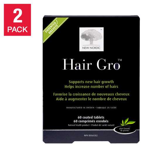 New Nordic Hair Gro, 2 x 60 Tablets