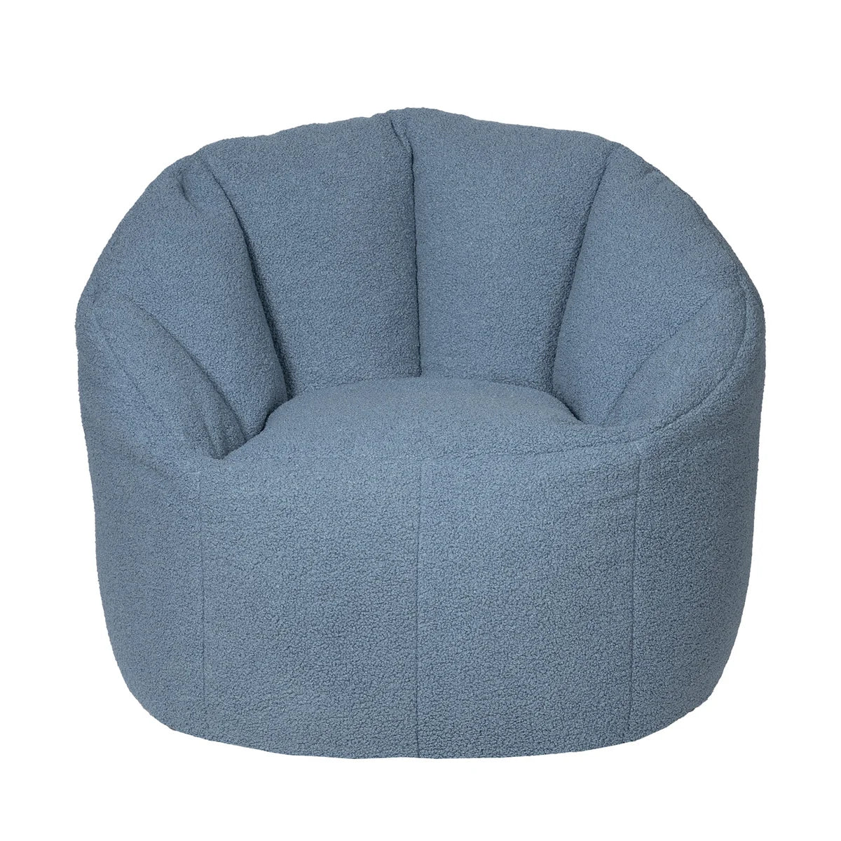 Fauteuil poire Norka Living Rod Sherpa | Bleu