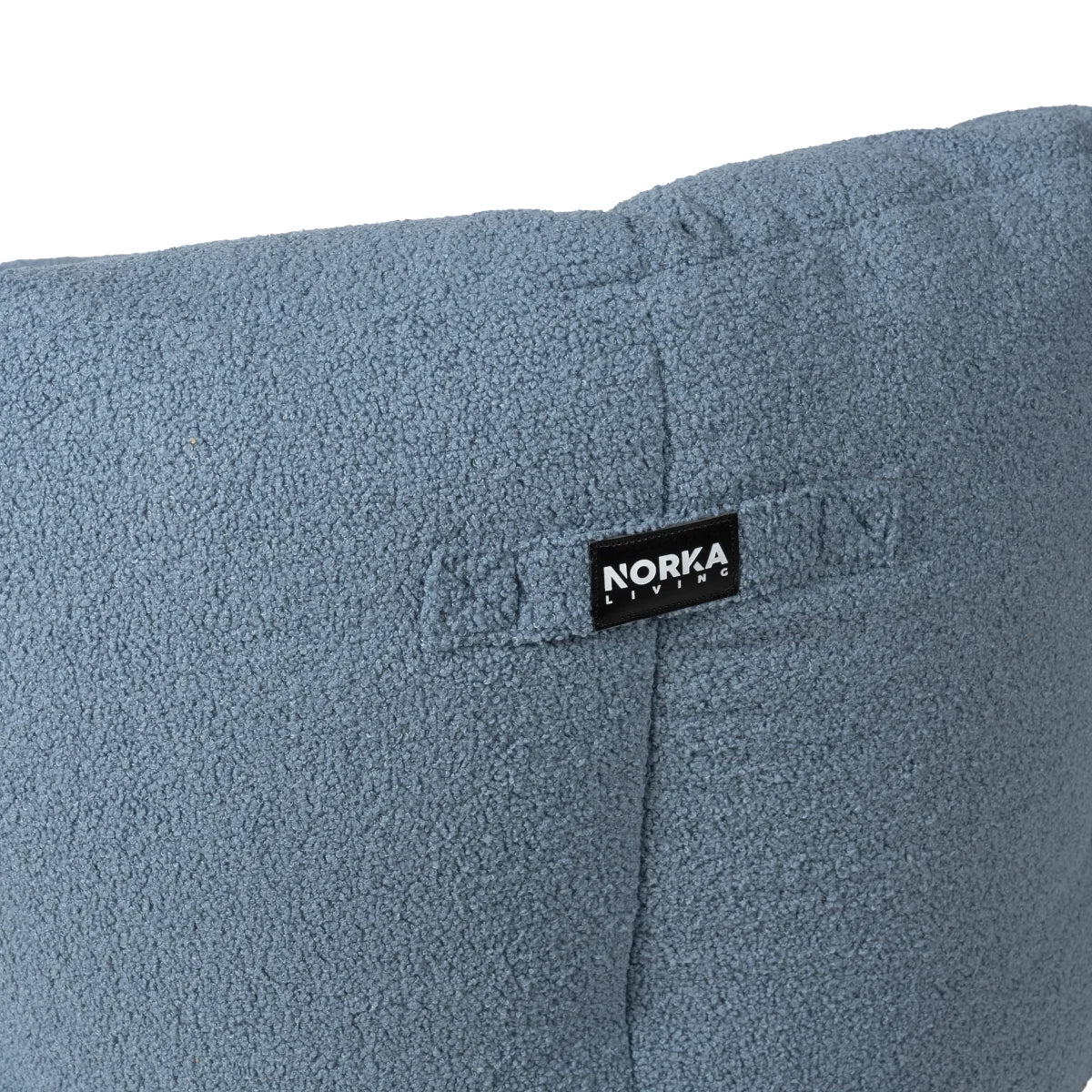 Fauteuil poire Norka Living Rod Sherpa | Bleu