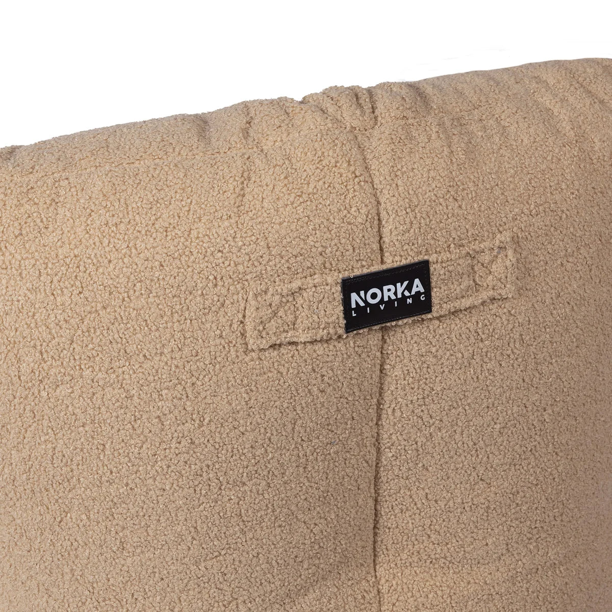 Fauteuil poire Norka Living Rod Sherpa | Tan