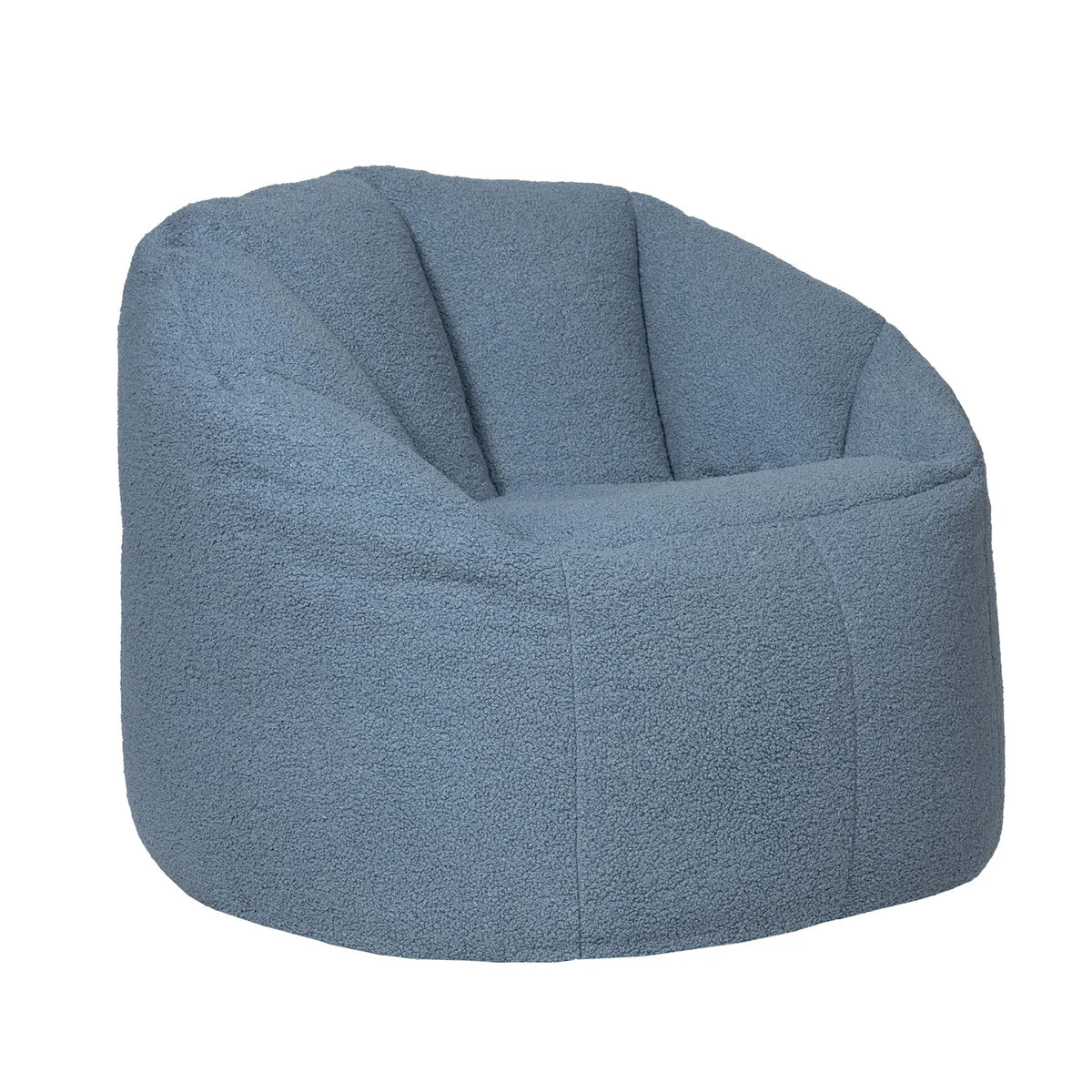 Fauteuil poire Norka Living Rod Sherpa | Bleu