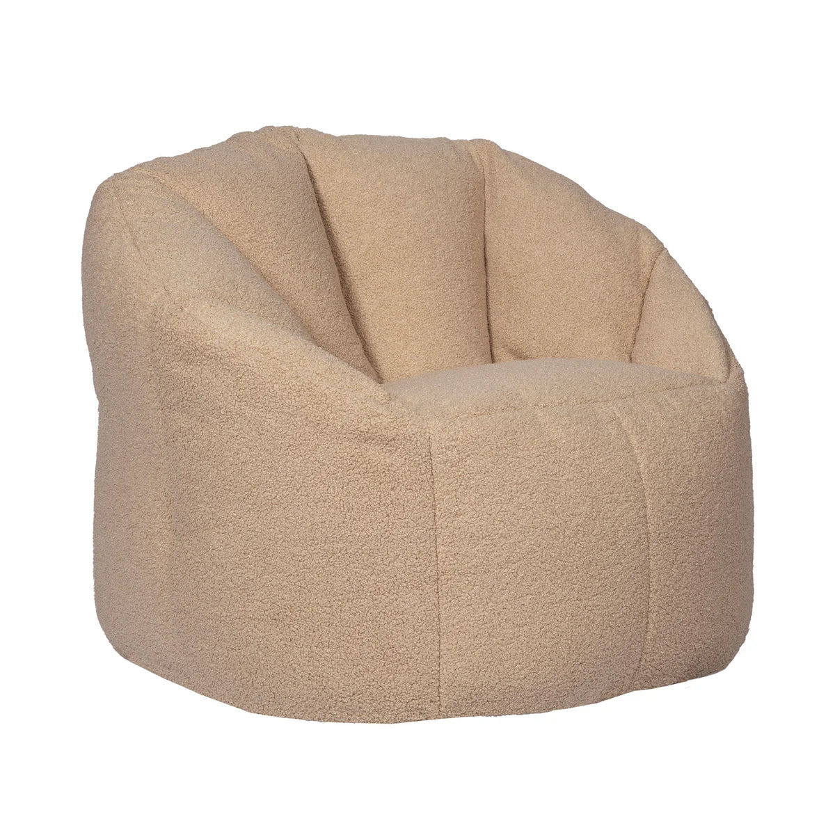 Fauteuil poire Norka Living Rod Sherpa | Tan