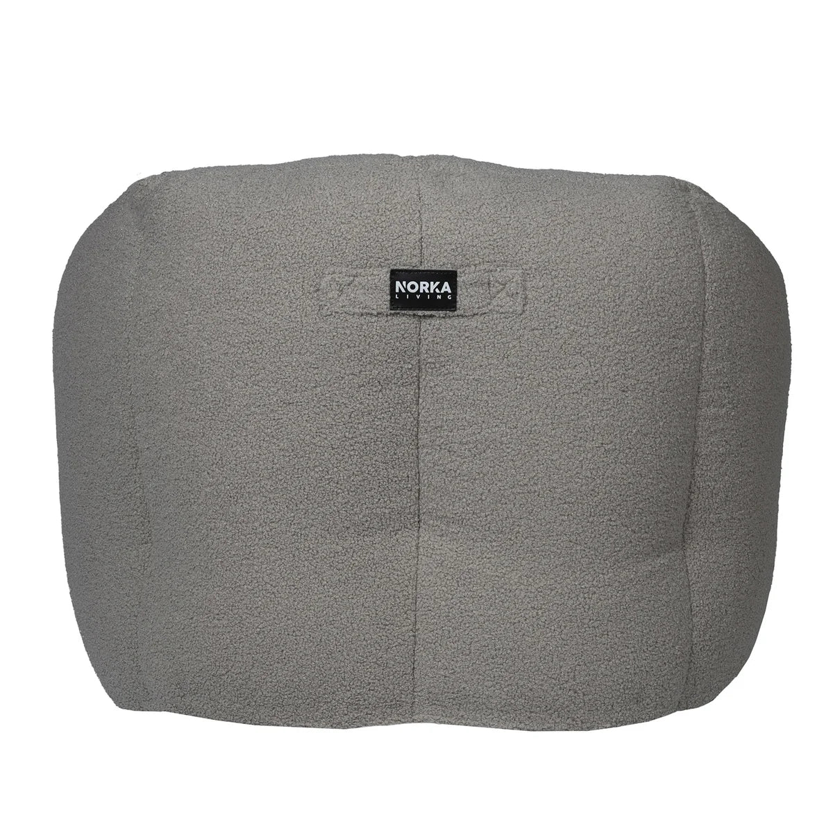 Fauteuil poire Norka Living Rod Sherpa | Gris