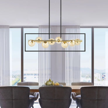 OVE Decors Sydney 8-Light Gold Pendant