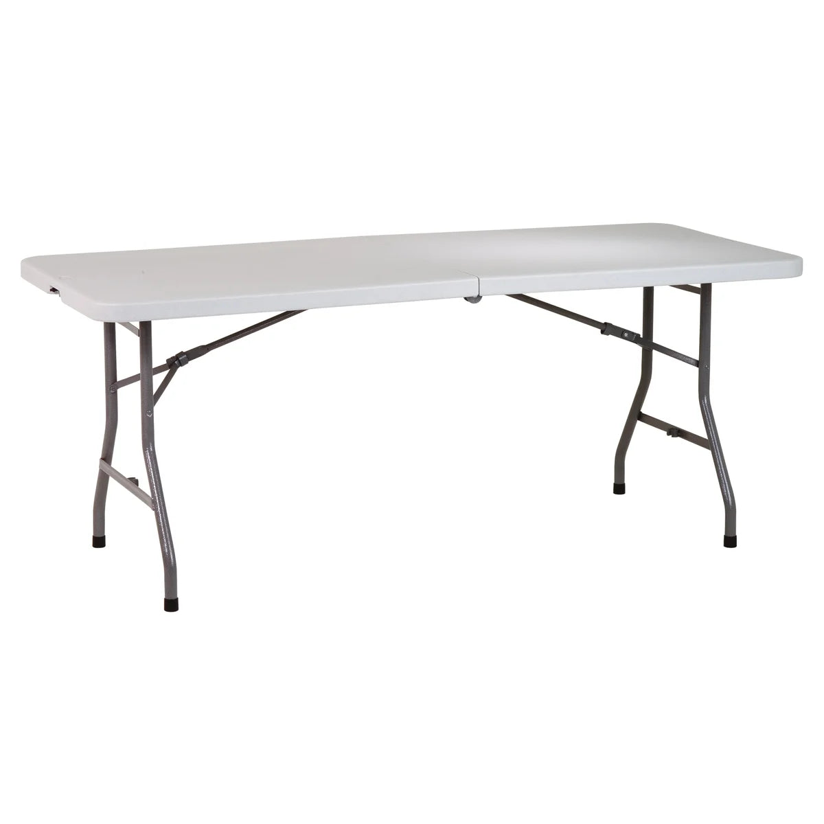 Table pliante en résine Office Star de 6 pieds (pliage central)