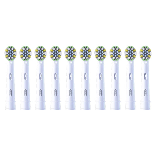 Oral B FlossAction Electric Toothbrush Replacement Brush Head Refills, 10-pack