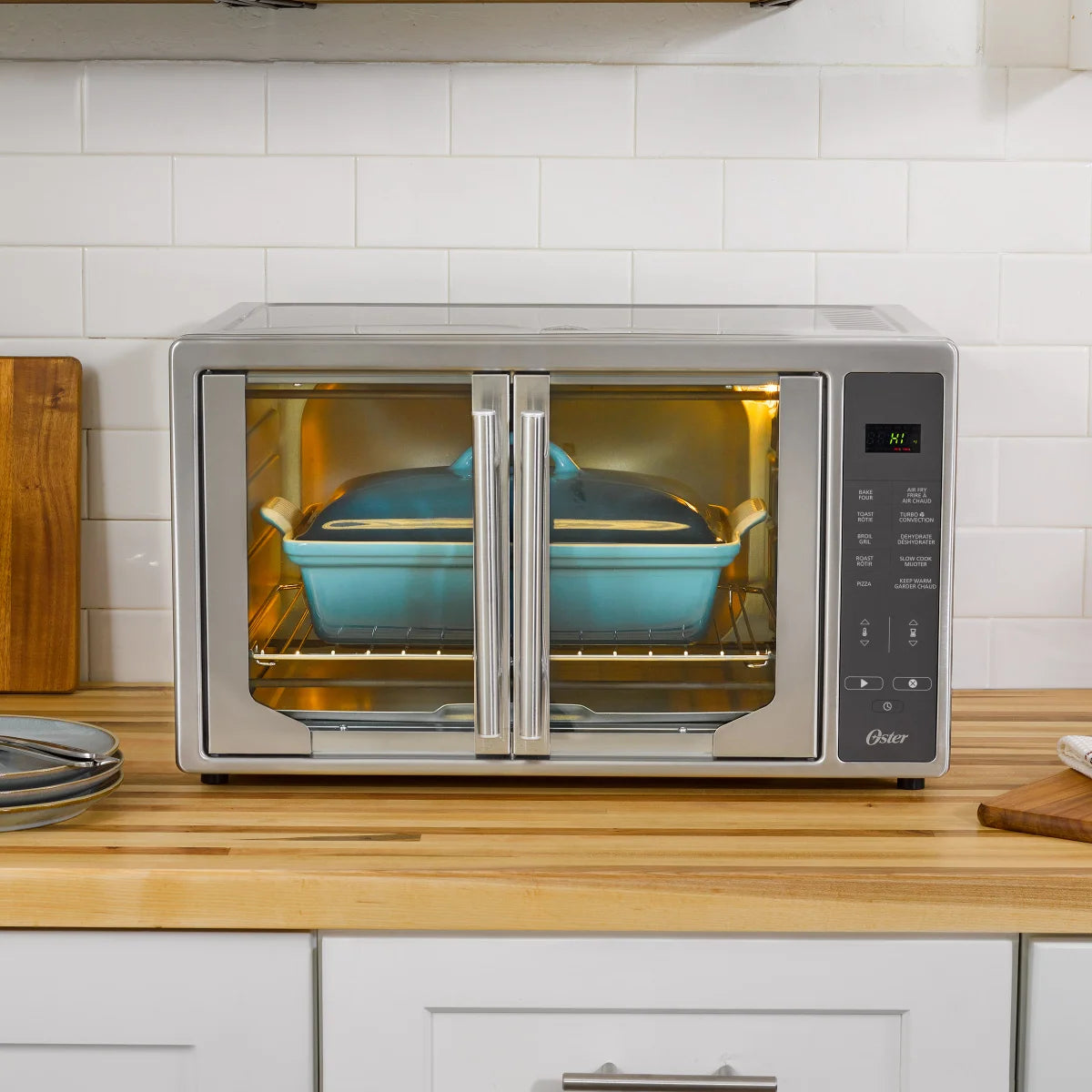 Oster French Door Digital Toaster Oven-Air Fry