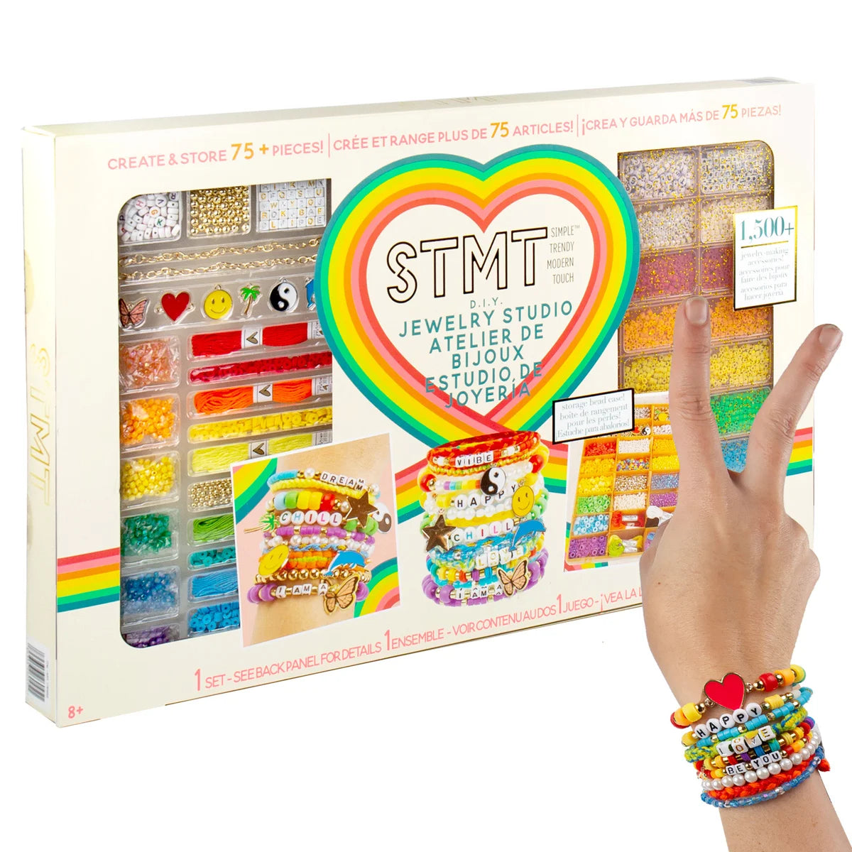 STMT DIY Atelier de fabrication de bijoux en perles arc-en-ciel