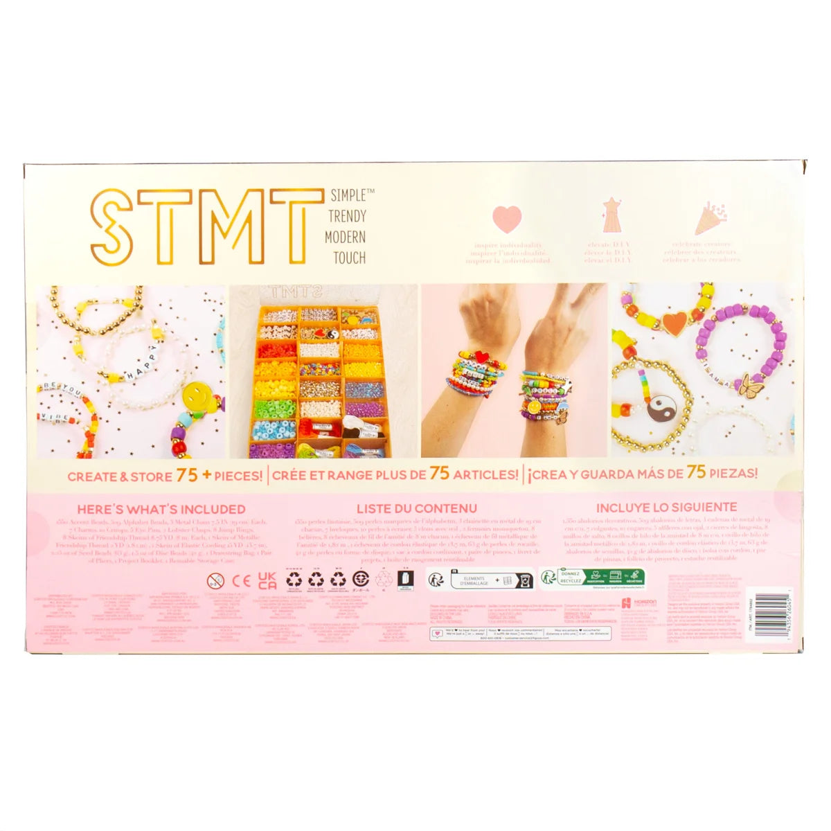 STMT DIY Atelier de fabrication de bijoux en perles arc-en-ciel