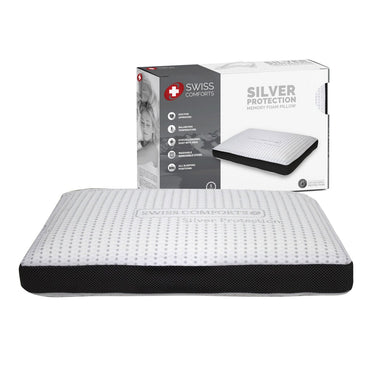 Swiss Comforts Silver Memory Pillow