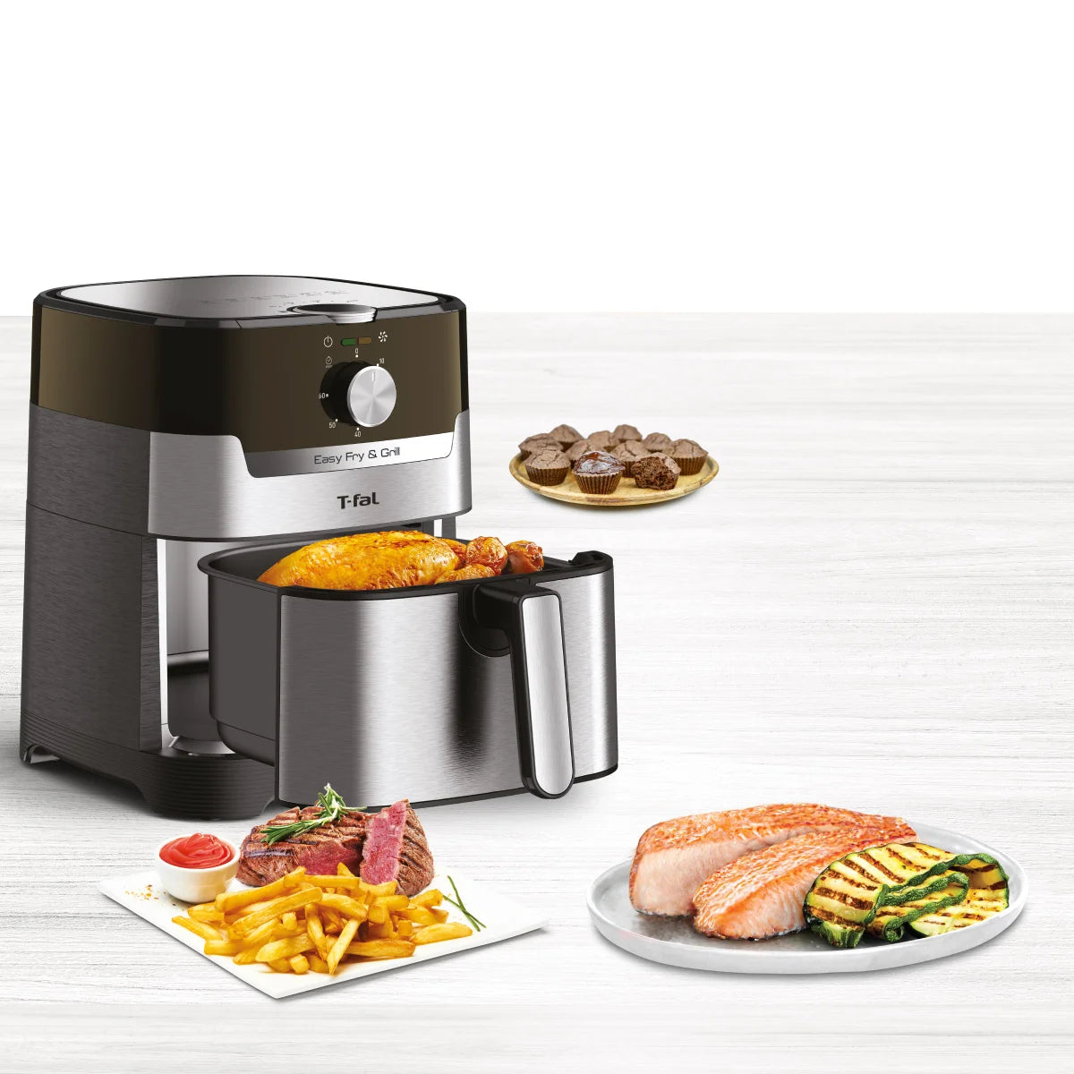 Friteuse à air 2 en 1 T-Fal Easy Fry & Grill Classic+