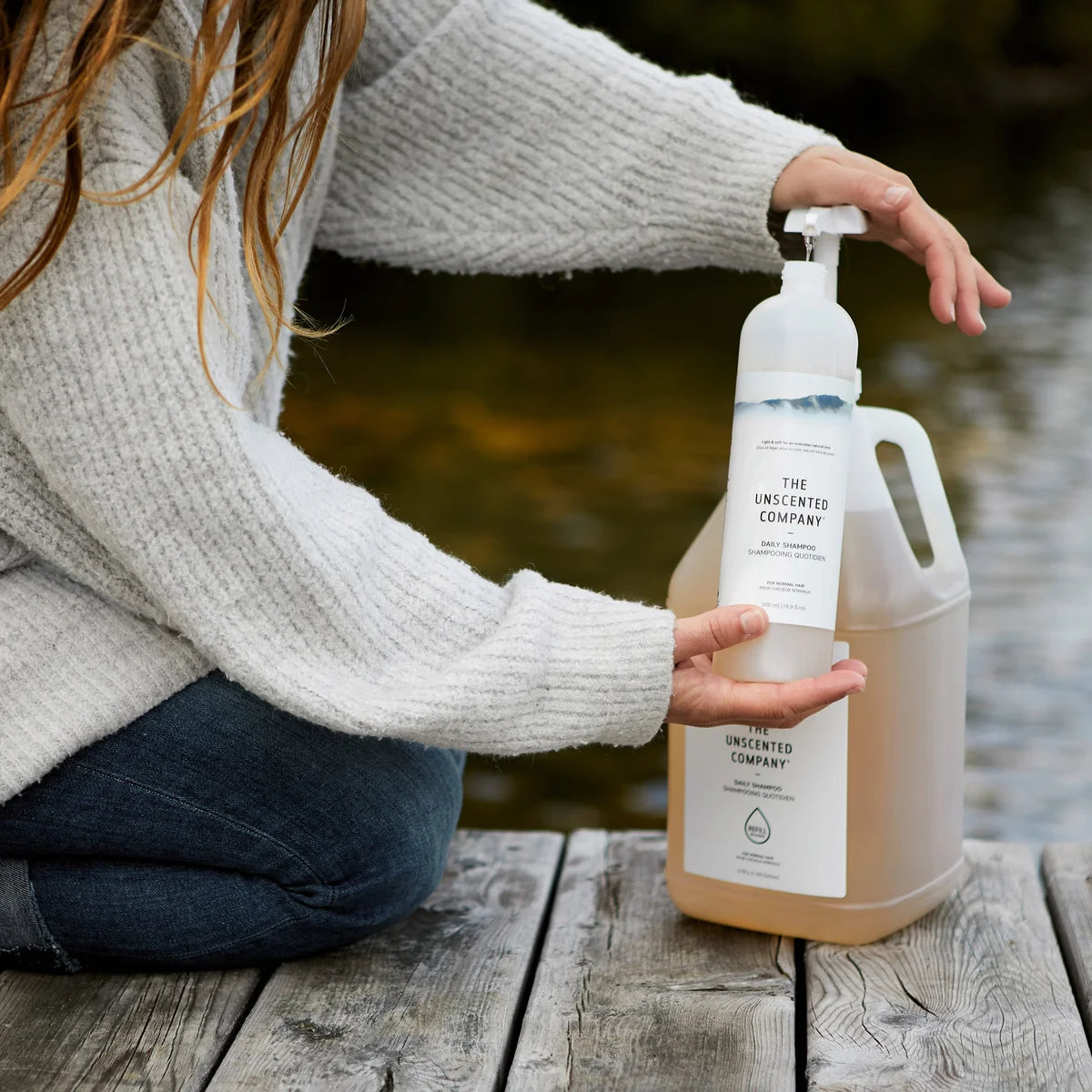 Shampooing quotidien + recharge The Unscented Company