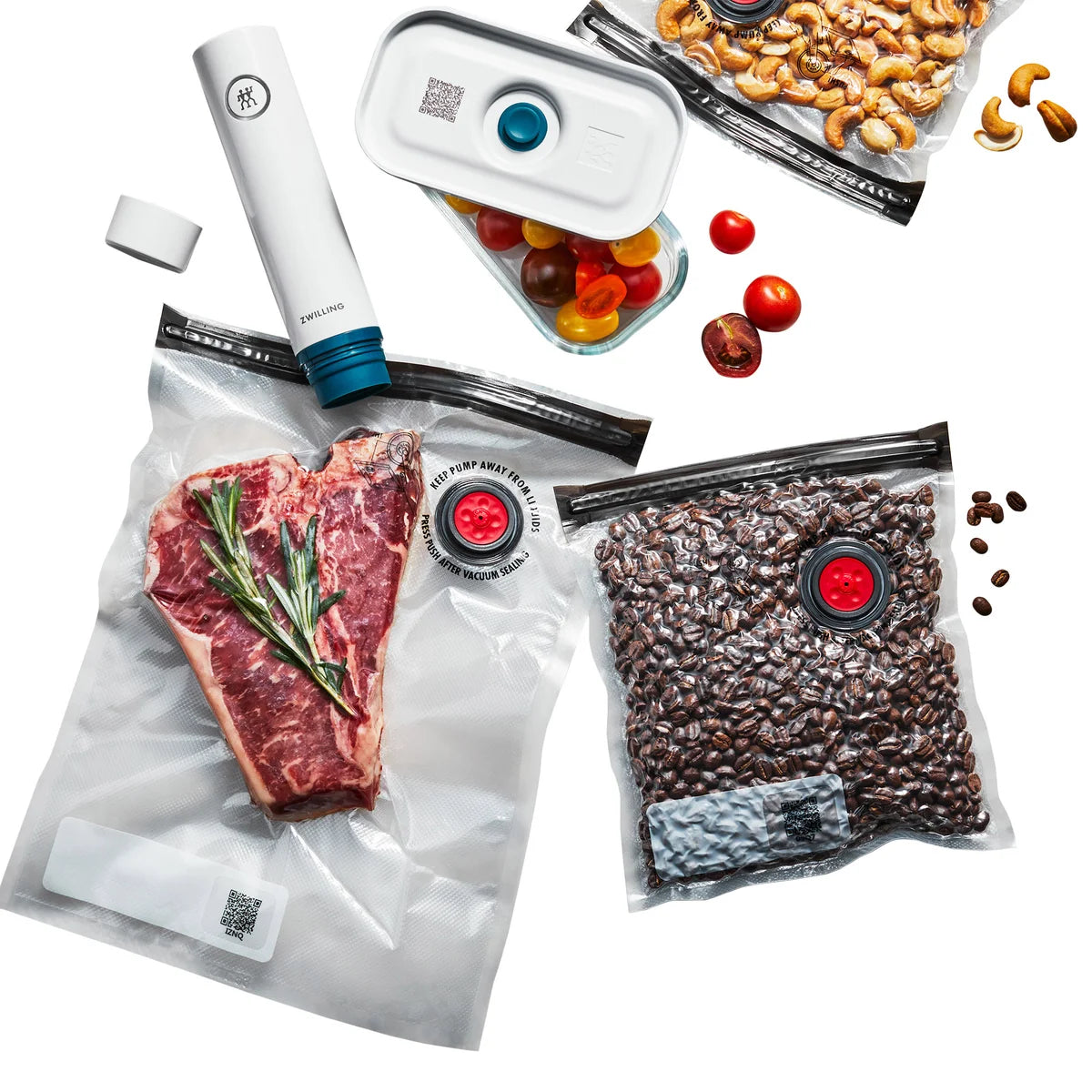 Zwilling Fresh and Save La Mer, Vacuum Food Storage Set, 16-piece