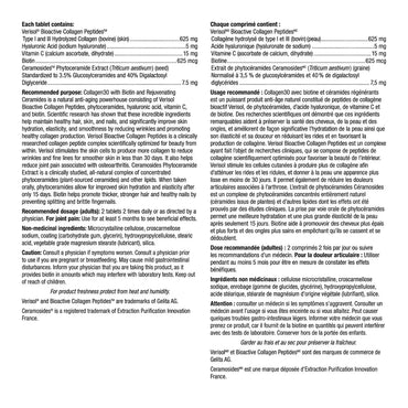 webber naturals Collagen30 with Ceramides plus Biotin, 200 Tablets