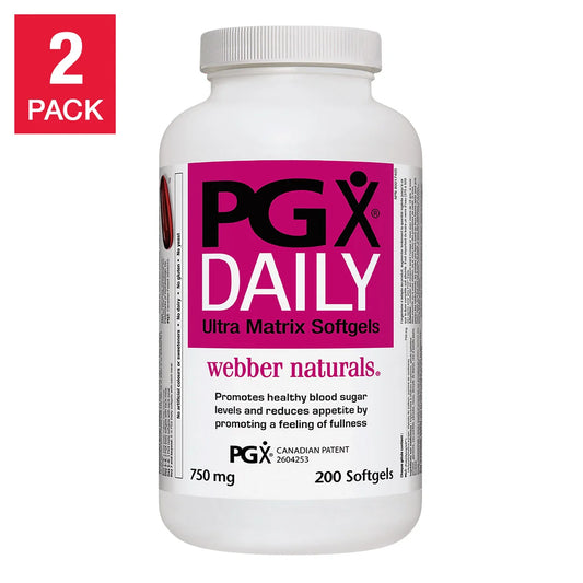 webber naturals PGX Daily, 2 x 200 Softgels