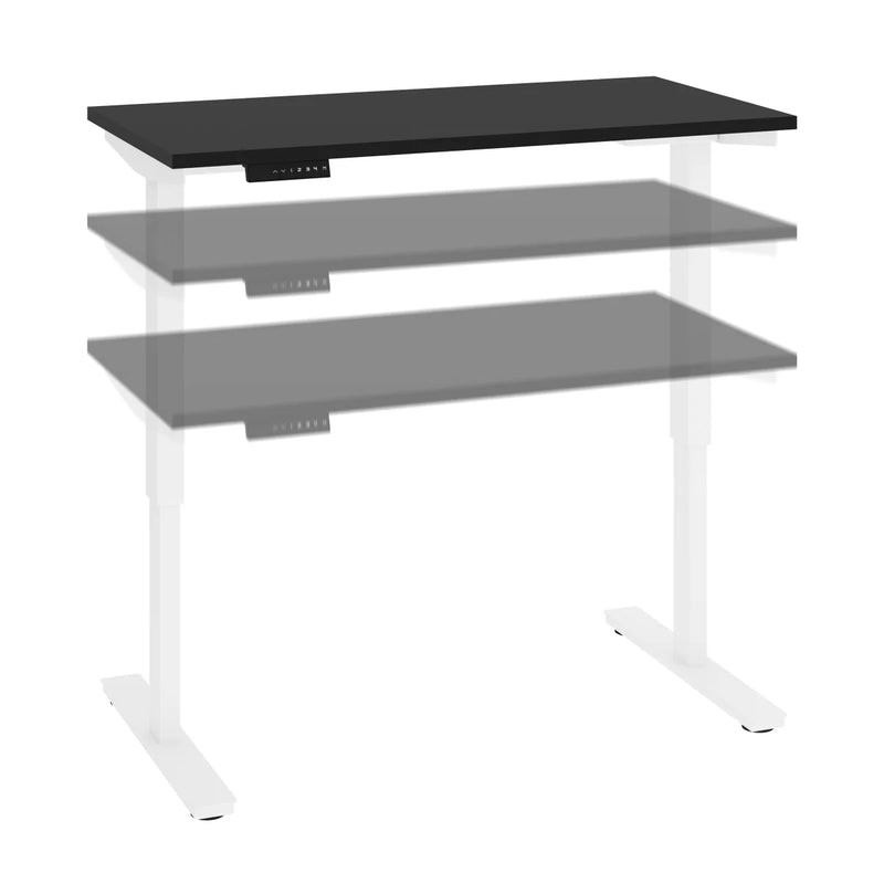 Bestar Viva Modern 120.9 (47.6 in.) Height Adjustable Desk