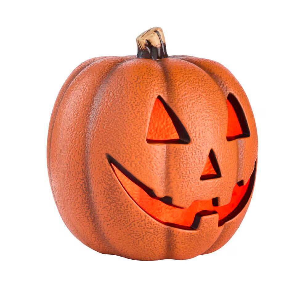 10 in PLUG IN LED Happy Jack O Lantern
